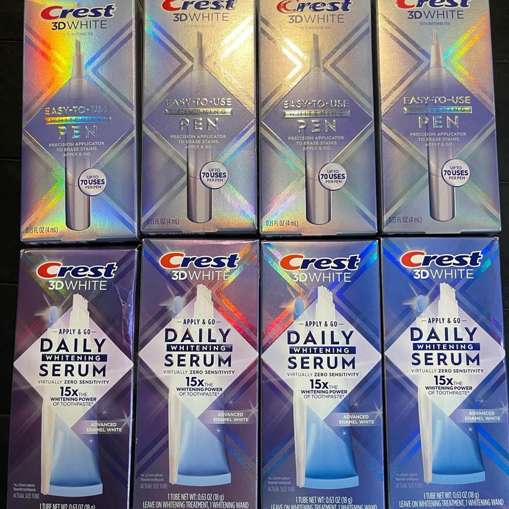 Crest whitening products